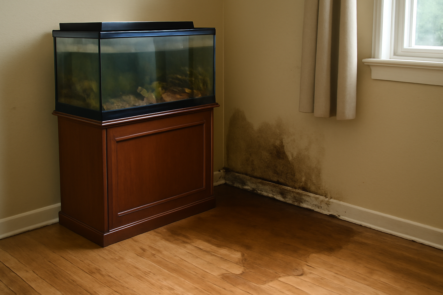 Aquarium Leak Water Removal in Cactus Forest, AZ