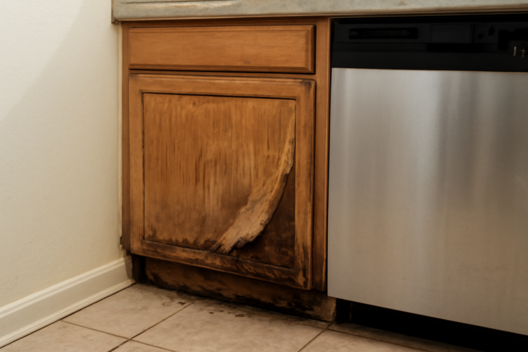 Cabinet Water Damage Repair