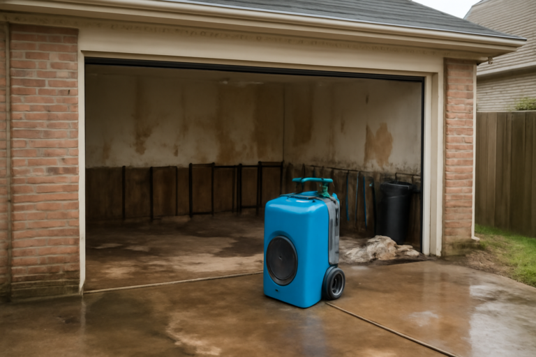 Garage Water Damage Cleanup