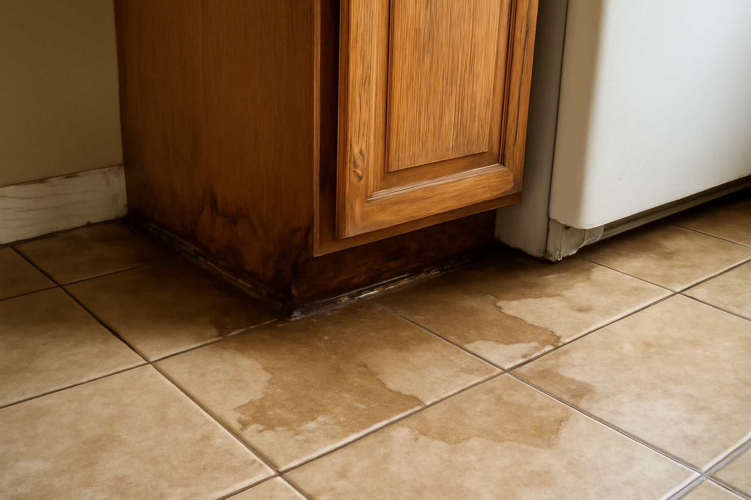 Ice Maker Line Leak Water Removal in Elephant Head, AZ