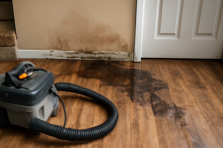 Laminate Floor Water Extraction
