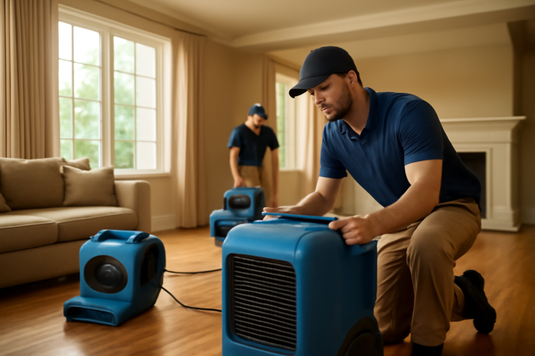 Water damage restoration service