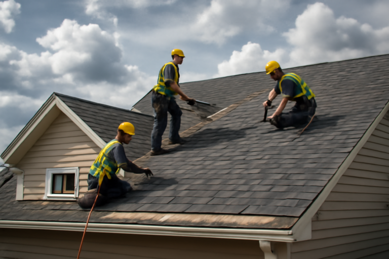 Storm damage repair service