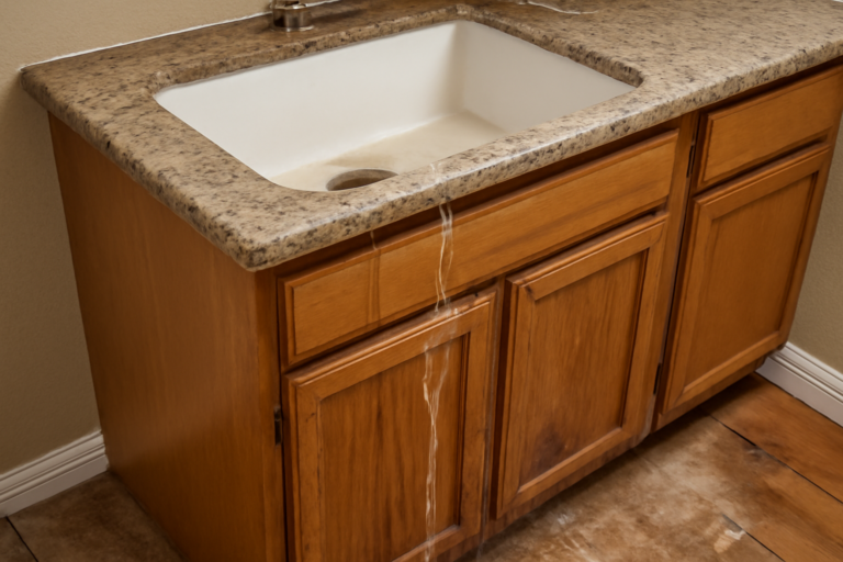 Sink Overflow Water Removal