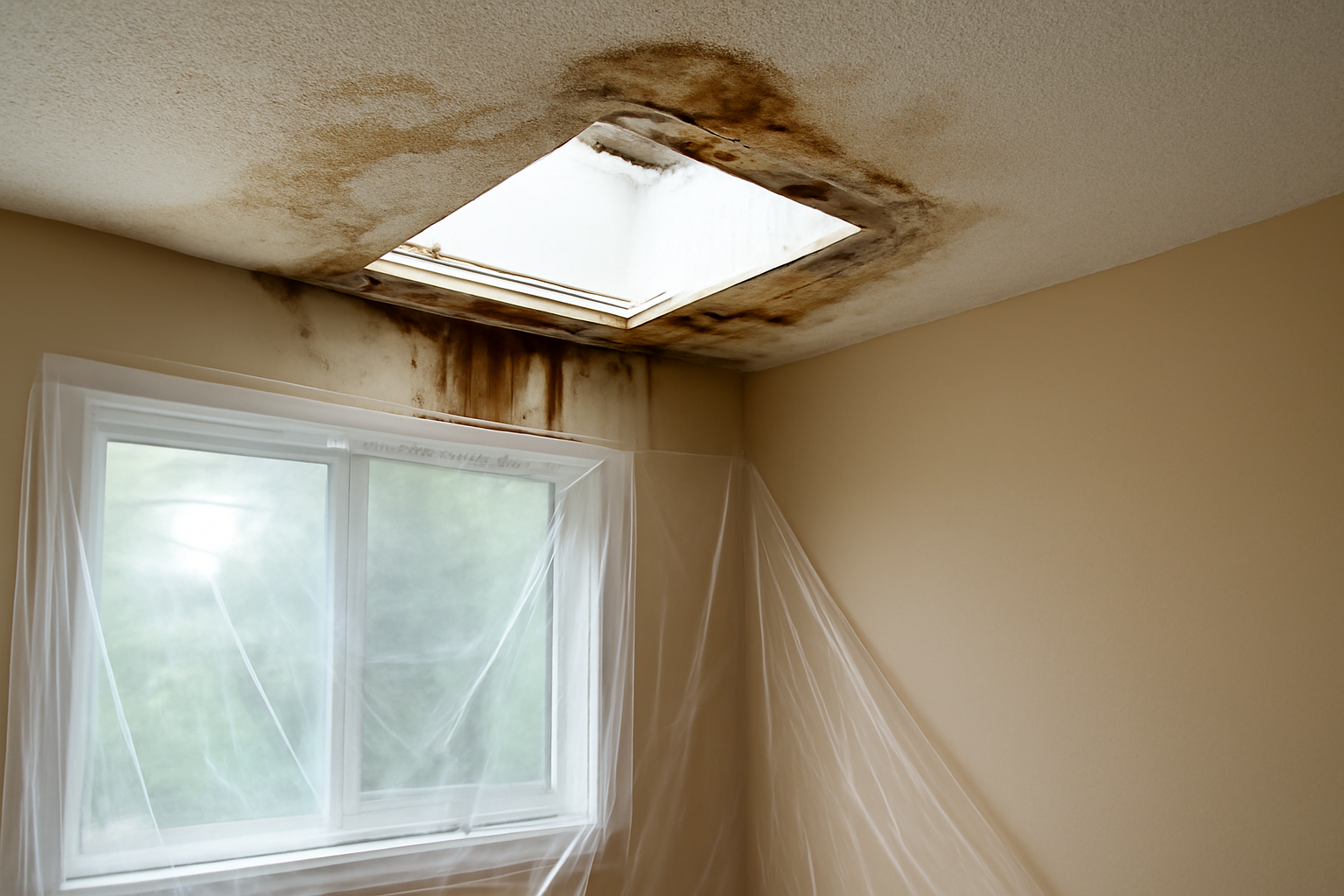 Skylight Leak Water Removal in Whetstone, AZ