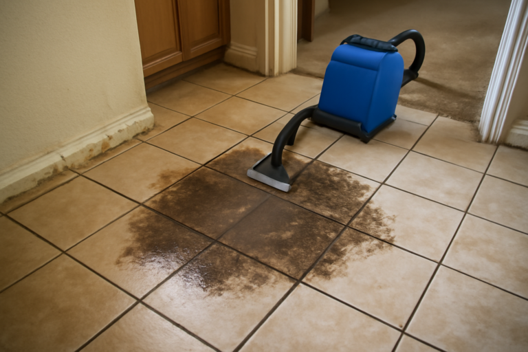 Tile Floor Water Extraction
