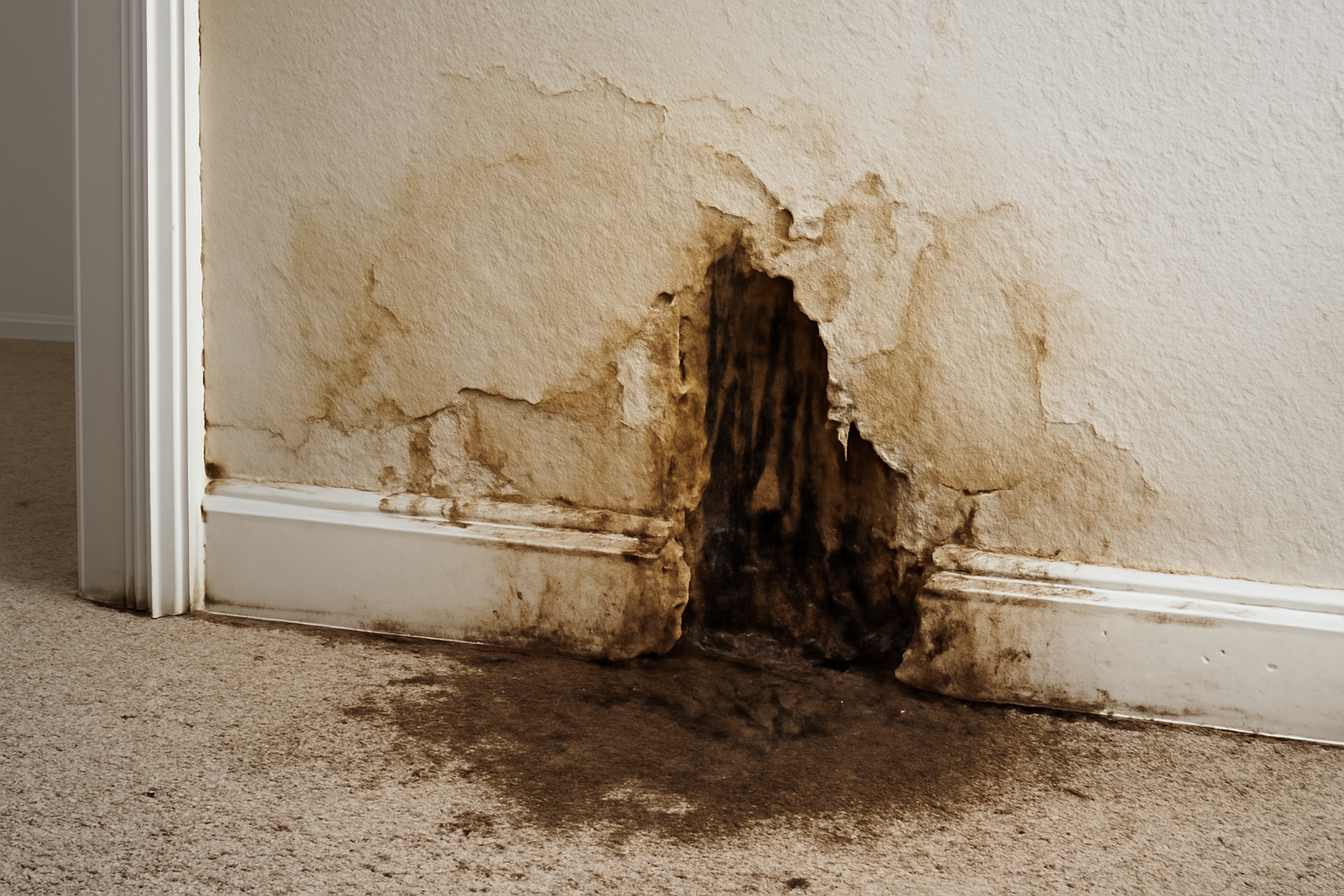 Wall Cavity Water Extraction in Arizona City, AZ